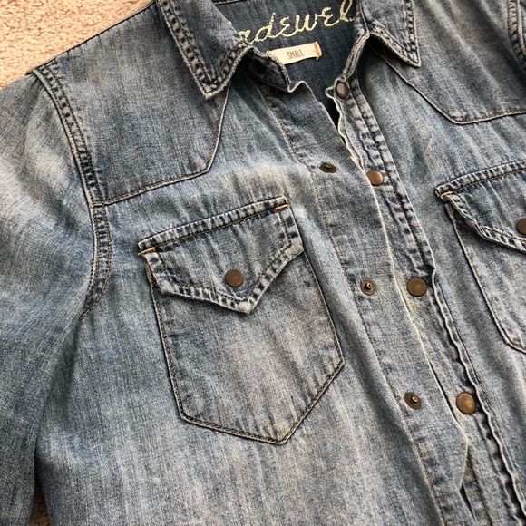 Madewell Denim Shirt - Picture 3 of 4